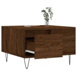 vidaXL Măsuță de cafea, stejar maro, 55x55x36,5 cm, lemn prelucrat vidaXL Măsuță de cafea, stejar maro, 55x55x36,5 cm, lemn prelucrat