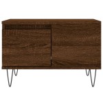 vidaXL Măsuță de cafea, stejar maro, 55x55x36,5 cm, lemn prelucrat vidaXL Măsuță de cafea, stejar maro, 55x55x36,5 cm, lemn prelucrat