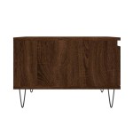 vidaXL Măsuță de cafea, stejar maro, 55x55x36,5 cm, lemn prelucrat vidaXL Măsuță de cafea, stejar maro, 55x55x36,5 cm, lemn prelucrat