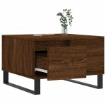 vidaXL Măsuță de cafea, stejar maro, 55x55x36,5 cm, lemn prelucrat vidaXL Măsuță de cafea, stejar maro, 55x55x36,5 cm, lemn prelucrat