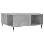 vidaXL Măsuță de cafea, gri beton, 80x80x36,5 cm, lemn prelucrat vidaXL Măsuță de cafea, gri beton, 80x80x36,5 cm, lemn prelucrat
