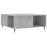 vidaXL Măsuță de cafea, gri beton, 80x80x36,5 cm, lemn prelucrat vidaXL Măsuță de cafea, gri beton, 80x80x36,5 cm, lemn prelucrat