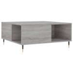 vidaXL Măsuță de cafea, gri sonoma, 80x80x36,5 cm, lemn prelucrat vidaXL Măsuță de cafea, gri sonoma, 80x80x36,5 cm, lemn prelucrat