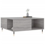 vidaXL Măsuță de cafea, gri sonoma, 80x80x36,5 cm, lemn prelucrat vidaXL Măsuță de cafea, gri sonoma, 80x80x36,5 cm, lemn prelucrat