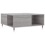 vidaXL Măsuță de cafea, gri sonoma, 80x80x36,5 cm, lemn prelucrat vidaXL Măsuță de cafea, gri sonoma, 80x80x36,5 cm, lemn prelucrat