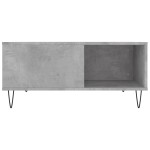 vidaXL Măsuță de cafea, gri beton, 80x80x36,5 cm, lemn prelucrat vidaXL Măsuță de cafea, gri beton, 80x80x36,5 cm, lemn prelucrat