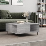 vidaXL Măsuță de cafea, gri sonoma, 80x80x36,5 cm, lemn prelucrat vidaXL Măsuță de cafea, gri sonoma, 80x80x36,5 cm, lemn prelucrat