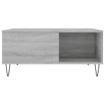 vidaXL Măsuță de cafea, gri sonoma, 80x80x36,5 cm, lemn prelucrat vidaXL Măsuță de cafea, gri sonoma, 80x80x36,5 cm, lemn prelucrat