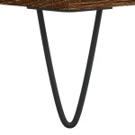 vidaXL Măsuță de cafea, stejar maro, 80x80x36,5 cm, lemn prelucrat vidaXL Măsuță de cafea, stejar maro, 80x80x36,5 cm, lemn prelucrat