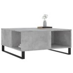vidaXL Măsuță de cafea, gri beton, 80x80x36,5 cm, lemn prelucrat vidaXL Măsuță de cafea, gri beton, 80x80x36,5 cm, lemn prelucrat