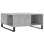 vidaXL Măsuță de cafea, gri beton, 80x80x36,5 cm, lemn prelucrat vidaXL Măsuță de cafea, gri beton, 80x80x36,5 cm, lemn prelucrat