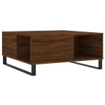 vidaXL Măsuță de cafea, stejar maro, 80x80x36,5 cm, lemn prelucrat vidaXL Măsuță de cafea, stejar maro, 80x80x36,5 cm, lemn prelucrat