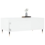 vidaXL Măsuță de cafea, alb, 90x50x36,5 cm, lemn prelucrat vidaXL Măsuță de cafea, alb, 90x50x36,5 cm, lemn prelucrat