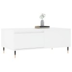 vidaXL Măsuță de cafea, alb, 90x50x36,5 cm, lemn prelucrat vidaXL Măsuță de cafea, alb, 90x50x36,5 cm, lemn prelucrat