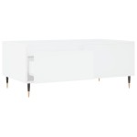 vidaXL Măsuță de cafea, alb, 90x50x36,5 cm, lemn prelucrat vidaXL Măsuță de cafea, alb, 90x50x36,5 cm, lemn prelucrat