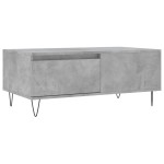 vidaXL Măsuță de cafea, gri beton, 90x50x36,5 cm, lemn compozit vidaXL Măsuță de cafea, gri beton, 90x50x36,5 cm, lemn compozit