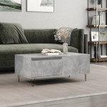 vidaXL Măsuță de cafea, gri beton, 90x50x36,5 cm, lemn compozit vidaXL Măsuță de cafea, gri beton, 90x50x36,5 cm, lemn compozit