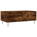 vidaXL Măsuță de cafea, stejar fumuriu, 90x50x36,5 cm, lemn prelucrat vidaXL Măsuță de cafea, stejar fumuriu, 90x50x36,5 cm, lemn prelucrat
