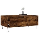 vidaXL Măsuță de cafea, stejar fumuriu, 90x50x36,5 cm, lemn prelucrat vidaXL Măsuță de cafea, stejar fumuriu, 90x50x36,5 cm, lemn prelucrat