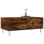 vidaXL Măsuță de cafea, stejar fumuriu, 90x50x36,5 cm, lemn prelucrat vidaXL Măsuță de cafea, stejar fumuriu, 90x50x36,5 cm, lemn prelucrat