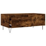 vidaXL Măsuță de cafea, stejar fumuriu, 90x50x36,5 cm, lemn prelucrat vidaXL Măsuță de cafea, stejar fumuriu, 90x50x36,5 cm, lemn prelucrat