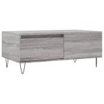 vidaXL Măsuță de cafea, gri sonoma, 90x50x36,5 cm, lemn prelucrat