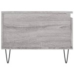 vidaXL Măsuță de cafea, gri sonoma, 90x50x36,5 cm, lemn prelucrat