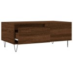 vidaXL Măsuță de cafea, stejar maro, 90x50x36,5 cm, lemn prelucrat vidaXL Măsuță de cafea, stejar maro, 90x50x36,5 cm, lemn prelucrat