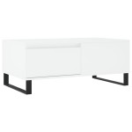 vidaXL Măsuță de cafea, alb, 90x50x36,5 cm, lemn prelucrat vidaXL Măsuță de cafea, alb, 90x50x36,5 cm, lemn prelucrat