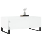 vidaXL Măsuță de cafea, alb, 90x50x36,5 cm, lemn prelucrat vidaXL Măsuță de cafea, alb, 90x50x36,5 cm, lemn prelucrat