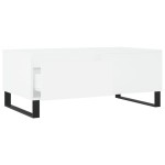 vidaXL Măsuță de cafea, alb, 90x50x36,5 cm, lemn prelucrat vidaXL Măsuță de cafea, alb, 90x50x36,5 cm, lemn prelucrat