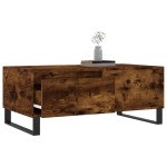 vidaXL Măsuță de cafea, stejar fumuriu, 90x50x36,5 cm, lemn prelucrat vidaXL Măsuță de cafea, stejar fumuriu, 90x50x36,5 cm, lemn prelucrat