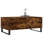 vidaXL Măsuță de cafea, stejar fumuriu, 90x50x36,5 cm, lemn prelucrat vidaXL Măsuță de cafea, stejar fumuriu, 90x50x36,5 cm, lemn prelucrat