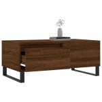 vidaXL Măsuță de cafea, stejar maro, 90x50x36,5 cm, lemn prelucrat vidaXL Măsuță de cafea, stejar maro, 90x50x36,5 cm, lemn prelucrat