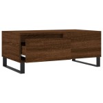 vidaXL Măsuță de cafea, stejar maro, 90x50x36,5 cm, lemn prelucrat vidaXL Măsuță de cafea, stejar maro, 90x50x36,5 cm, lemn prelucrat