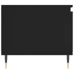 vidaXL Măsuță de cafea, negru, 100x50x45 cm, lemn prelucrat vidaXL Măsuță de cafea, negru, 100x50x45 cm, lemn prelucrat