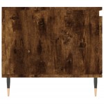 vidaXL Măsuță de cafea, stejar fumuriu, 100x50x45 cm, lemn prelucrat vidaXL Măsuță de cafea, stejar fumuriu, 100x50x45 cm, lemn prelucrat