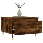 vidaXL Mese de cafea 2 buc. stejar fumuriu 50x46x35 cm lemn compozit vidaXL Mese de cafea 2 buc. stejar fumuriu 50x46x35 cm lemn compozit