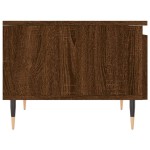 vidaXL Măsuță de cafea, stejar maro, 50x46x35 cm, lemn prelucrat vidaXL Măsuță de cafea, stejar maro, 50x46x35 cm, lemn prelucrat