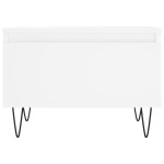 vidaXL Măsuțe de cafea, 2 buc., alb, 50x46x35 cm, lemn prelucrat