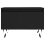 vidaXL Măsuțe de cafea, 2 buc., negru, 50x46x35 cm, lemn prelucrat vidaXL Măsuțe de cafea, 2 buc., negru, 50x46x35 cm, lemn prelucrat