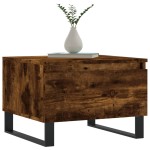 vidaXL Mese de cafea 2 buc. stejar fumuriu 50x46x35 cm lemn compozit vidaXL Mese de cafea 2 buc. stejar fumuriu 50x46x35 cm lemn compozit