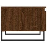 vidaXL Măsuță de cafea, stejar maro, 50x46x35 cm, lemn prelucrat vidaXL Măsuță de cafea, stejar maro, 50x46x35 cm, lemn prelucrat