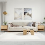 vidaXL Mese de cafea 2 buc. stejar sonoma 50x46x50 cm lemn compozit vidaXL Mese de cafea 2 buc. stejar sonoma 50x46x50 cm lemn compozit
