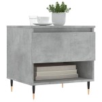 vidaXL Mese de cafea, 2 buc., gri beton, 50x46x50 cm, lemn compozit vidaXL Mese de cafea, 2 buc., gri beton, 50x46x50 cm, lemn compozit