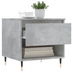 vidaXL Mese de cafea, 2 buc., gri beton, 50x46x50 cm, lemn compozit vidaXL Mese de cafea, 2 buc., gri beton, 50x46x50 cm, lemn compozit