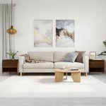 vidaXL Măsuțe de cafea 2 buc. stejar maro 50x46x50 cm lemn compozit