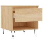 vidaXL Mese de cafea 2 buc. stejar sonoma 50x46x50 cm lemn compozit vidaXL Mese de cafea 2 buc. stejar sonoma 50x46x50 cm lemn compozit