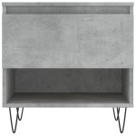 vidaXL Măsuță de cafea, gri beton, 50x46x50 cm, lemn prelucrat vidaXL Măsuță de cafea, gri beton, 50x46x50 cm, lemn prelucrat