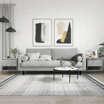 vidaXL Mese de cafea, 2 buc., gri beton, 50x46x50 cm, lemn compozit vidaXL Mese de cafea, 2 buc., gri beton, 50x46x50 cm, lemn compozit